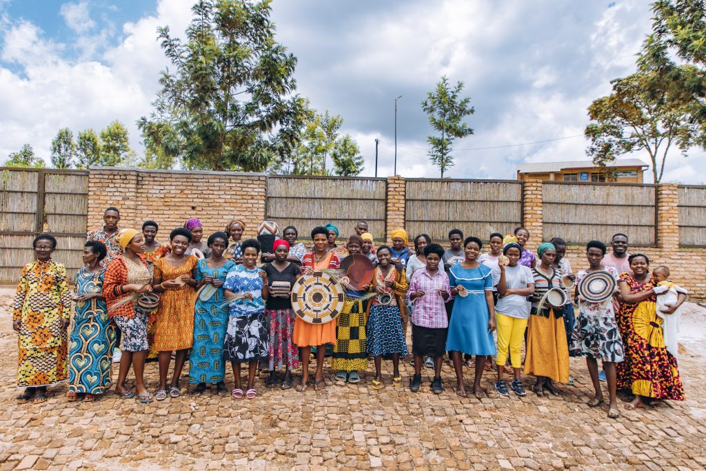 Women Artisans at Irebe Basket Collection. Keeping Rwandan heritage forward.